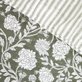 Elora Quilt | Green Floral-4