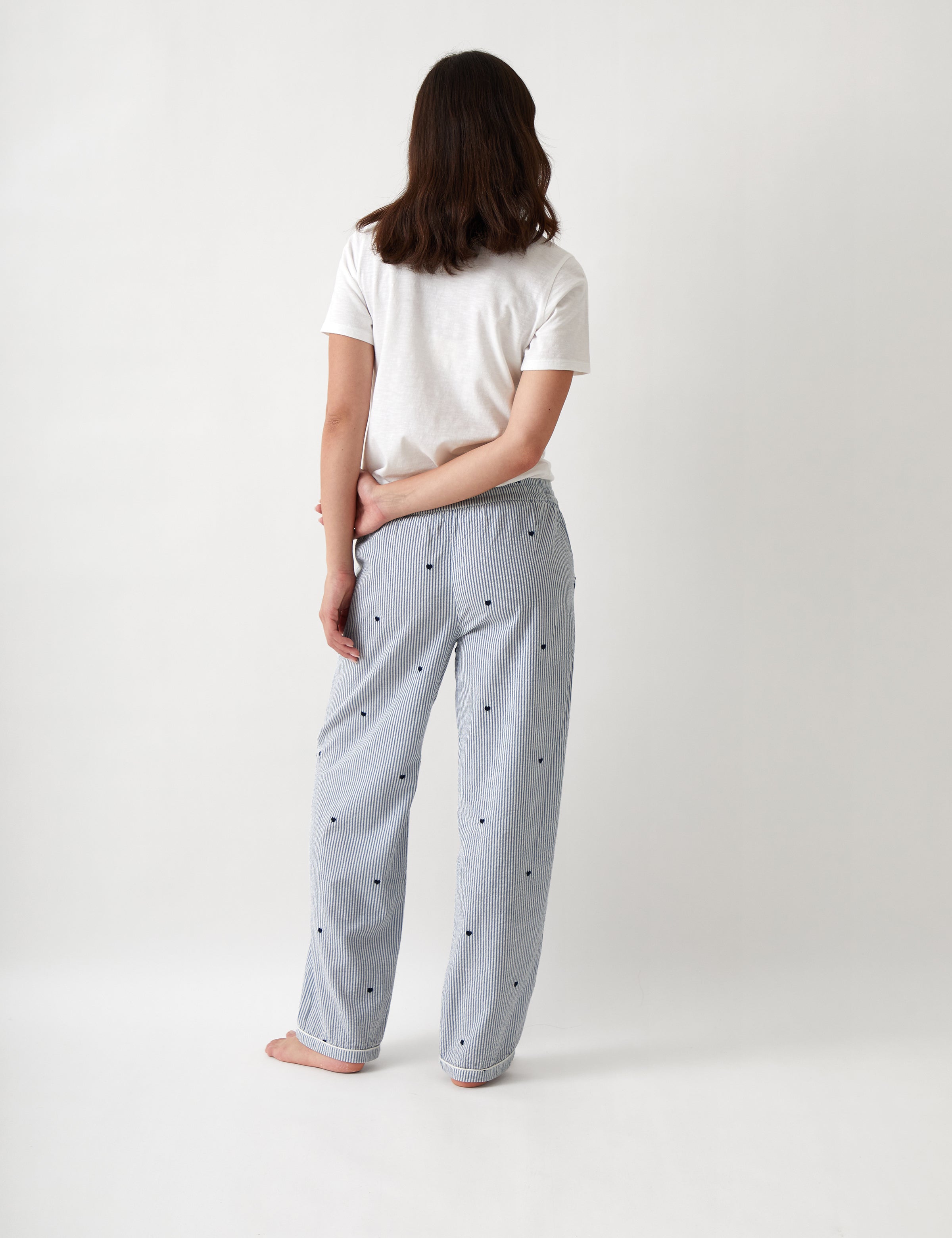Esme PJ Pants | Blue Stripe-3