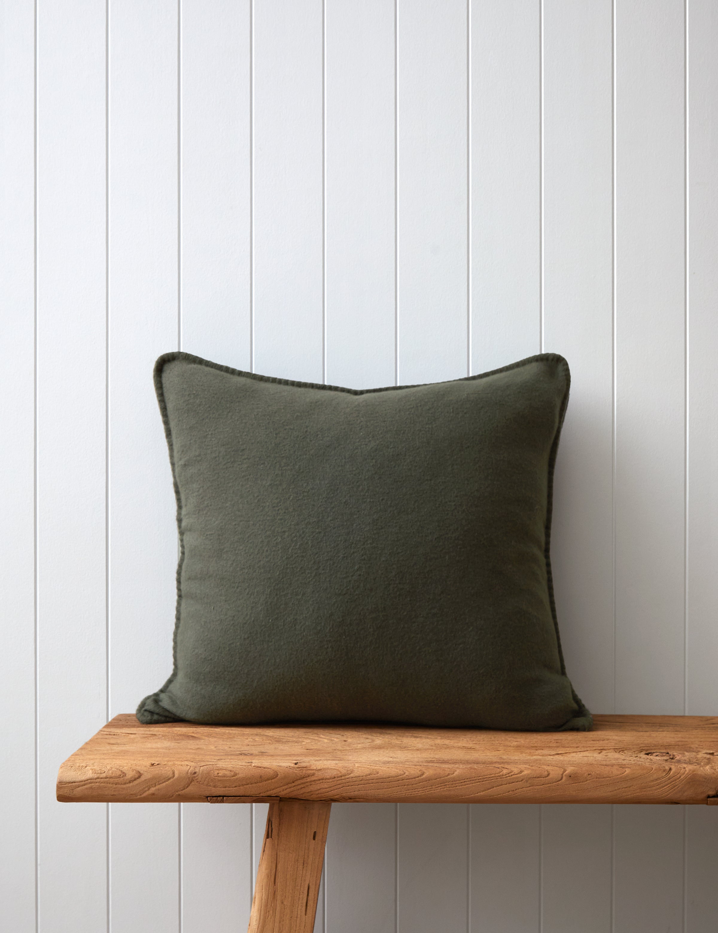 Featherston Large Square Cushion Cover | Moss-1