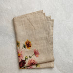 Flower Vase Linen Tea Towel | Multi-1