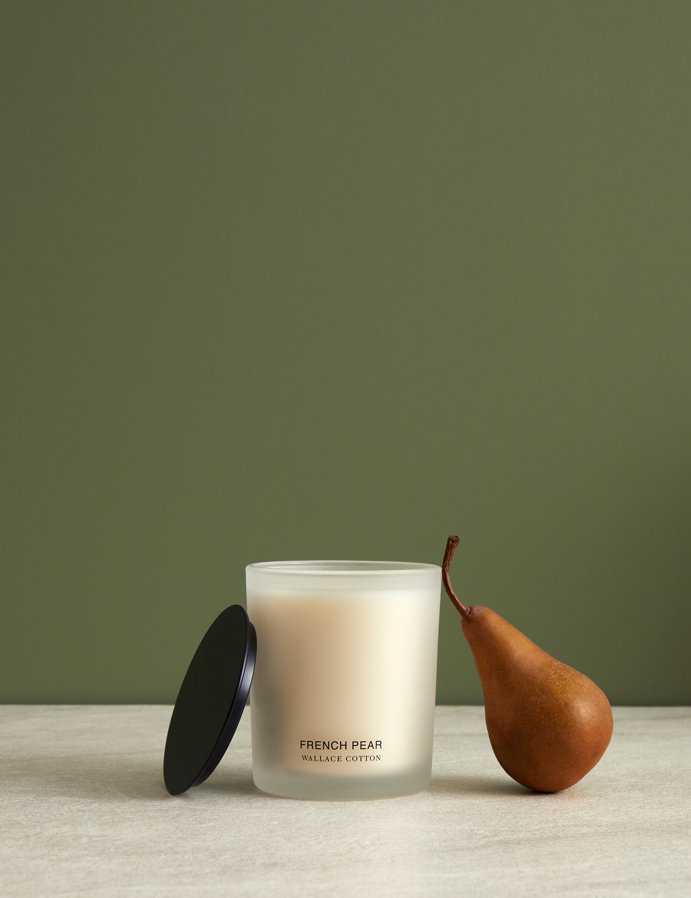 French Pear Candle 300g | White-1
