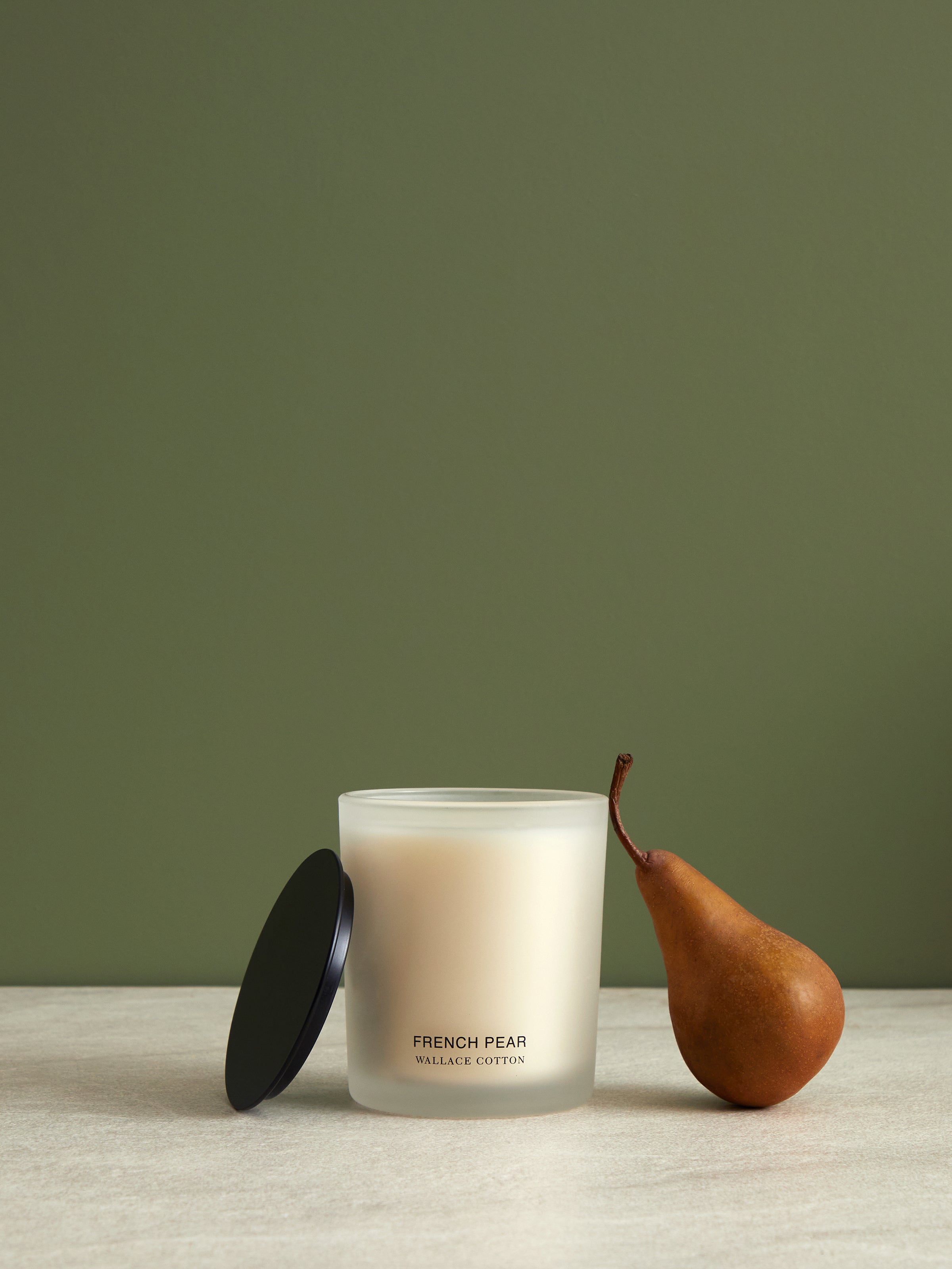 French Pear Candle 300g | White-1
