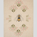 Garden Party Linen Tea Towel | Multi-3