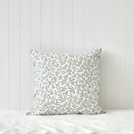 Garden Path European Pillowcase | Green Leaf-1