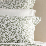 Garden Path Oxford Pillowcase Set | Green Leaf-2