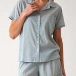 Grace PJ Shirt | Blue-1
