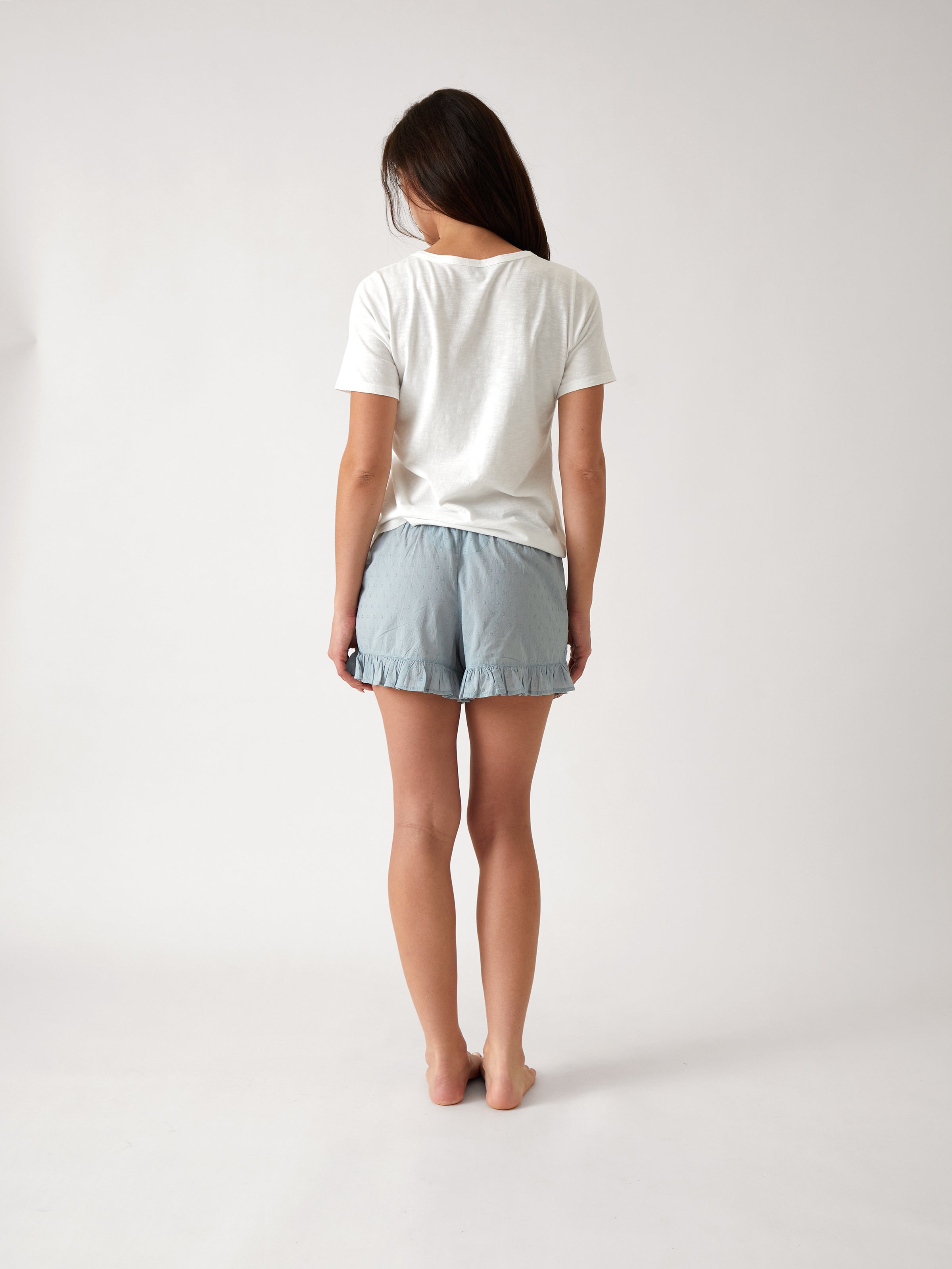 Grace Sleep Shorts | Blue-4