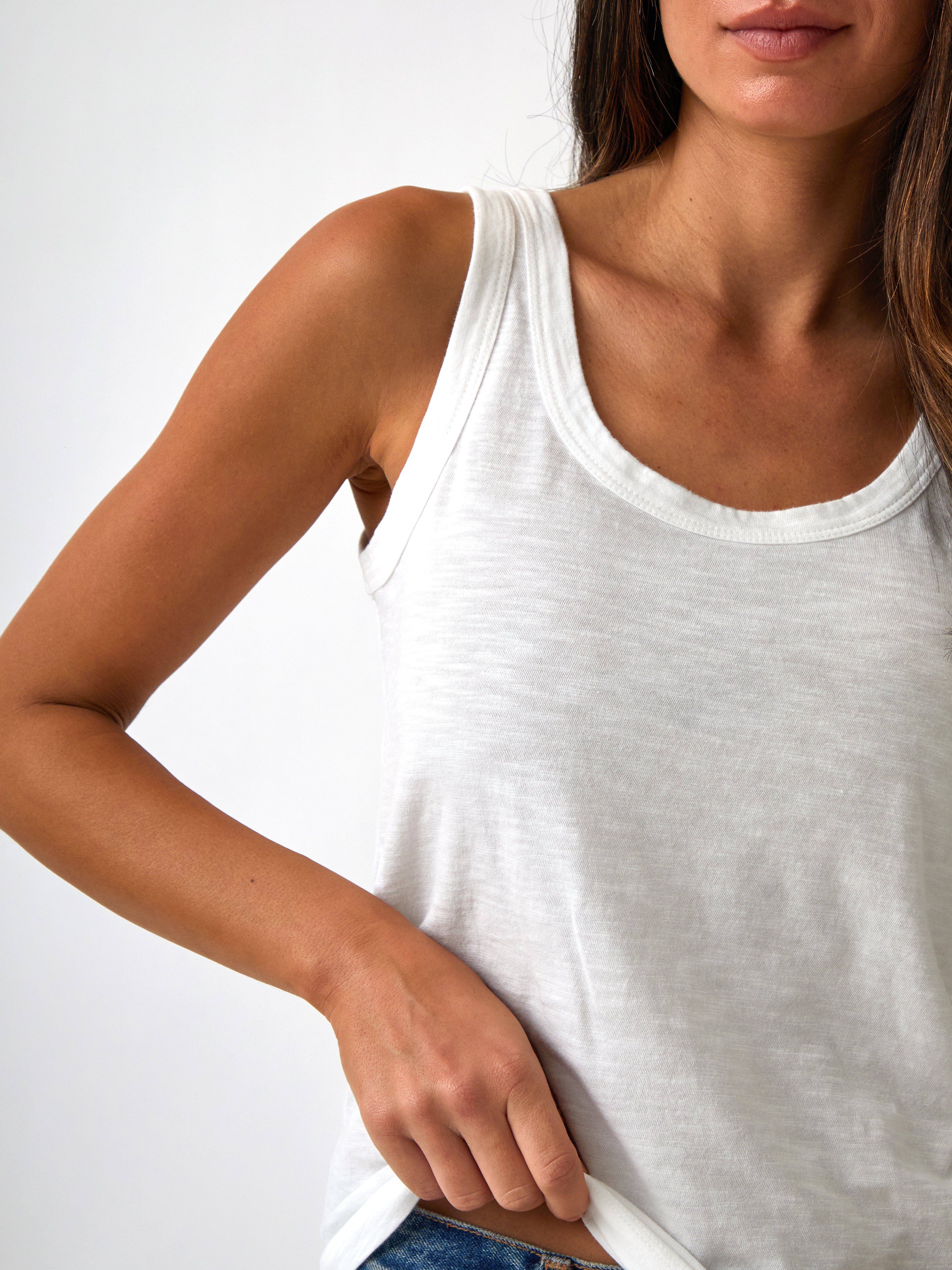 Harper Singlet | White-2