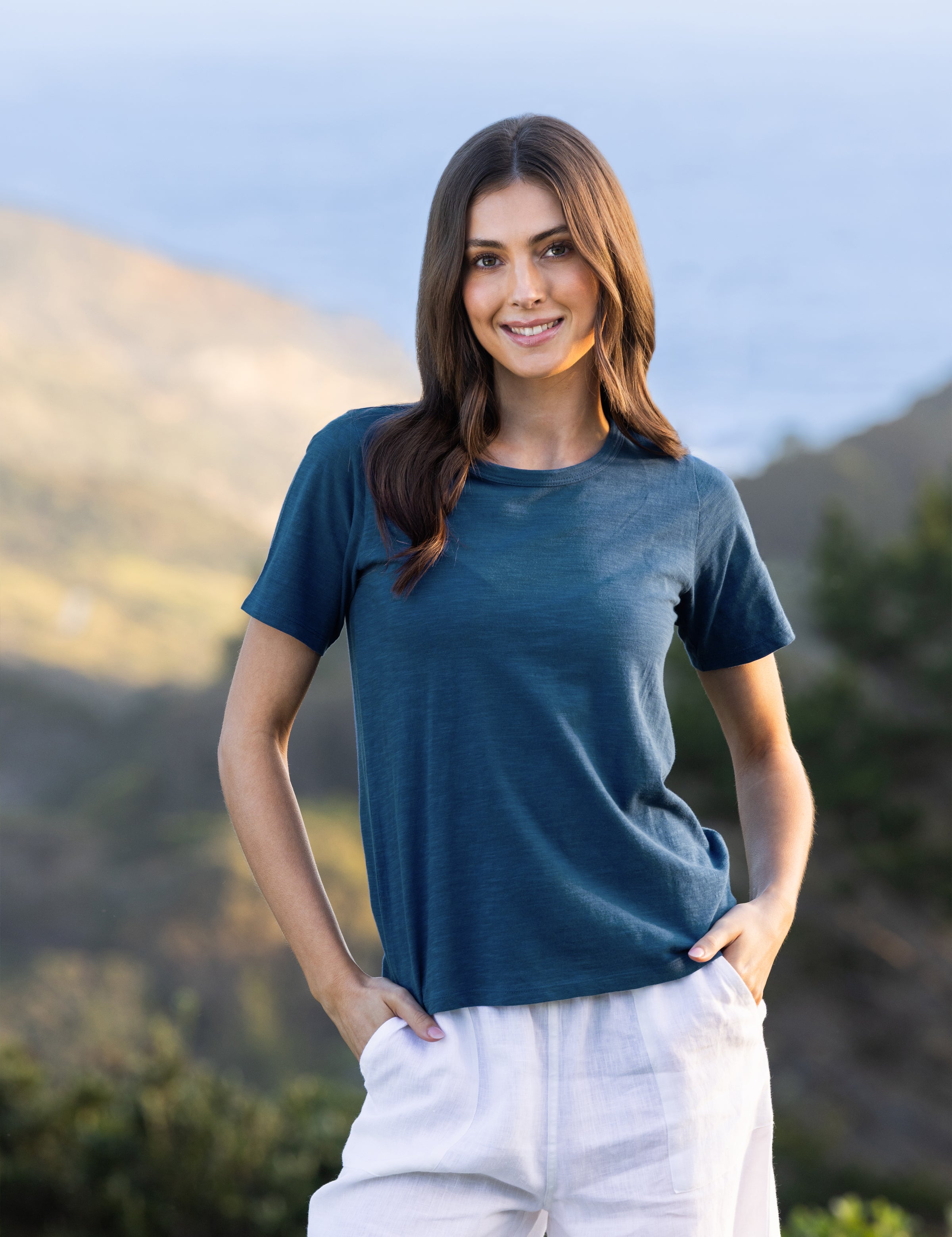 Harper Tee Shirt | Blue-3