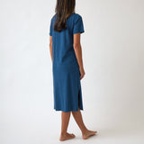 Harper Tee Shirt Dress | Blue-4
