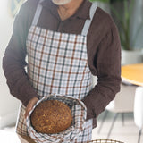 Home To Roost Crossover Apron | Gingham-3