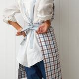 Home To Roost Crossover Apron | Gingham-4