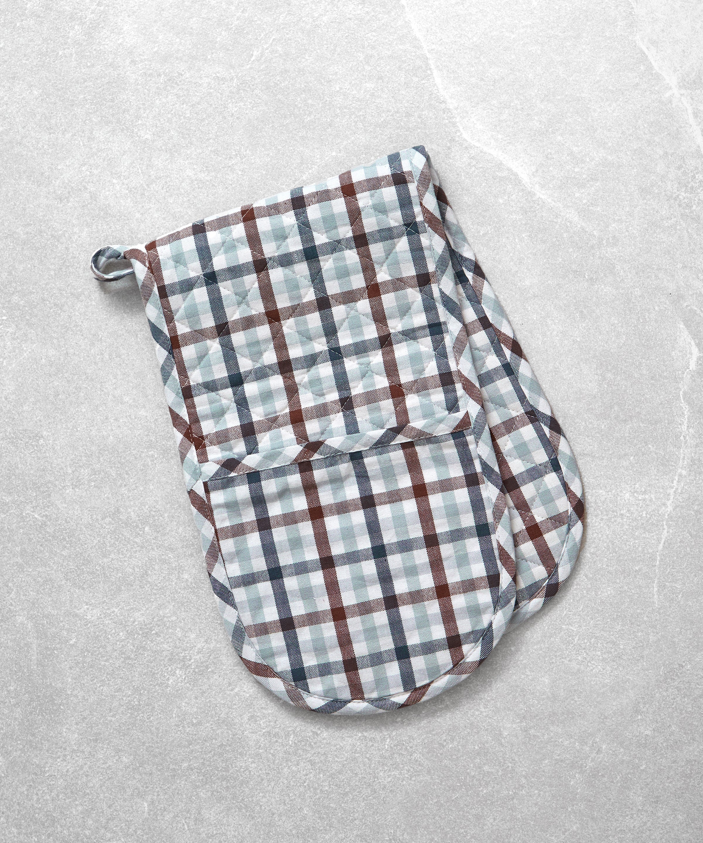 Home To Roost Double Oven Glove | Gingham-1