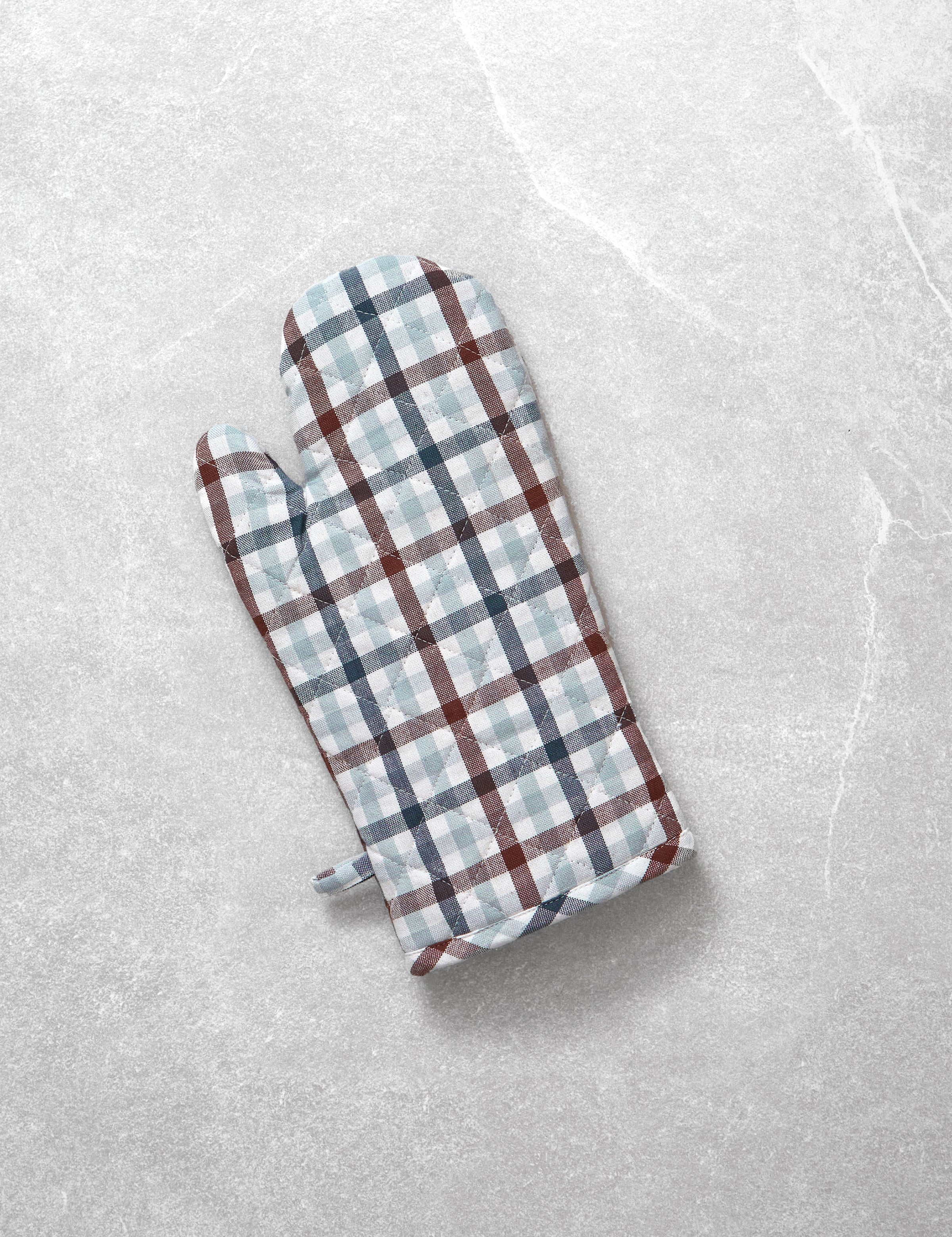 Home To Roost Single Oven Glove | Gingham-1