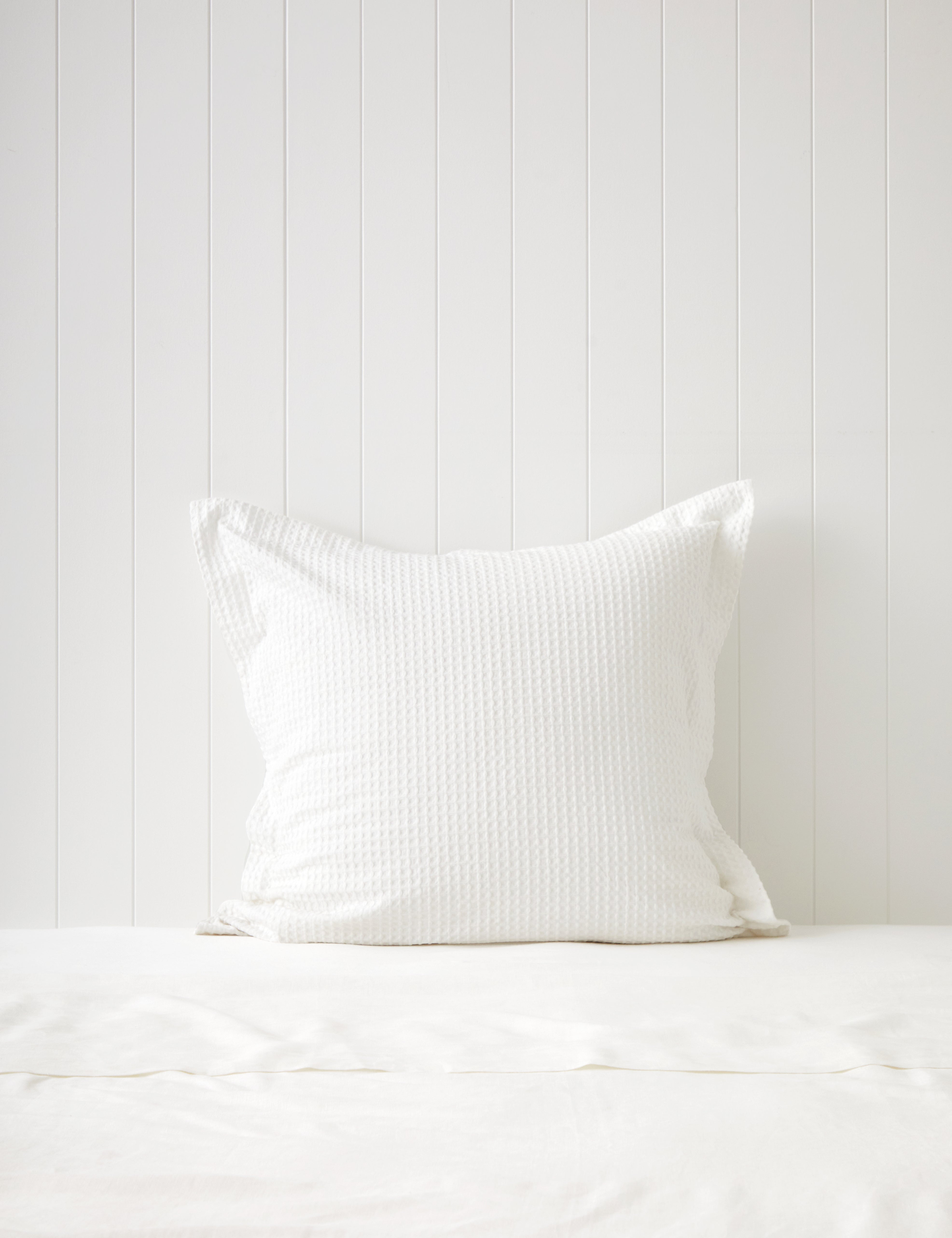 Hudson European Pillowcase | White-1