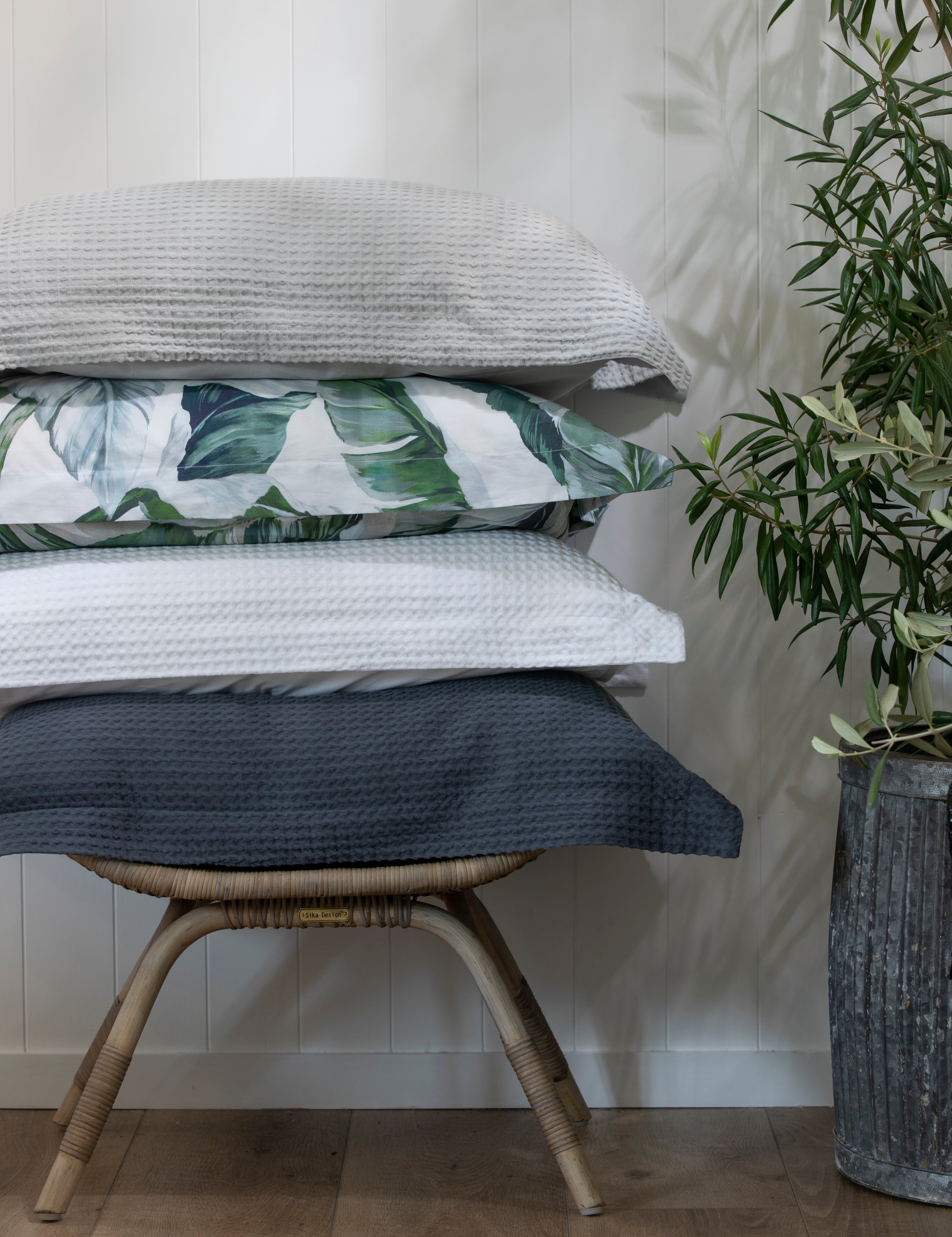 Hudson Grey Oxford Pillowcase Set | Pale Grey-2