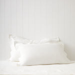 Hudson Oxford Pillowcase Set | White-1
