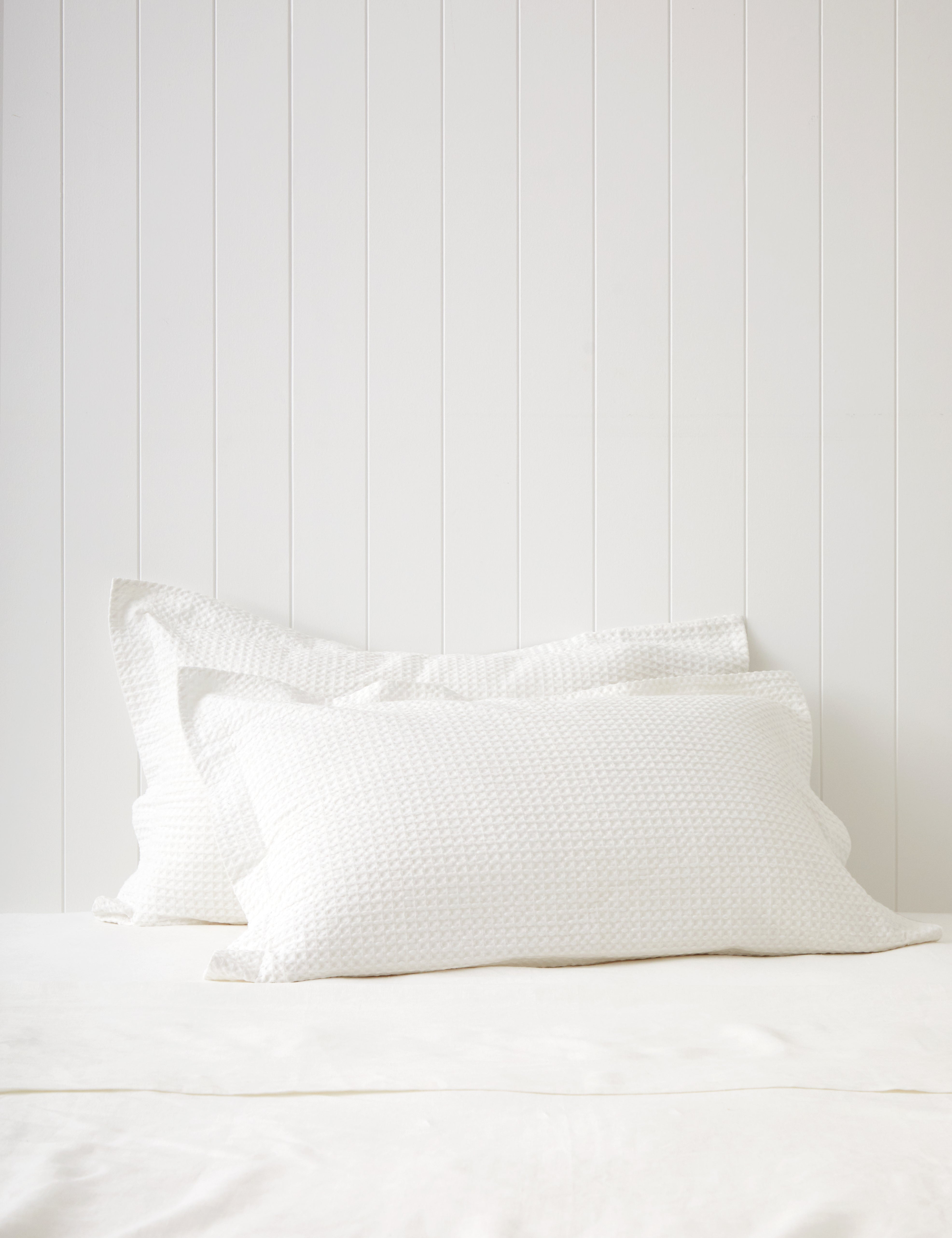 Hudson Oxford Pillowcase Set | White-1
