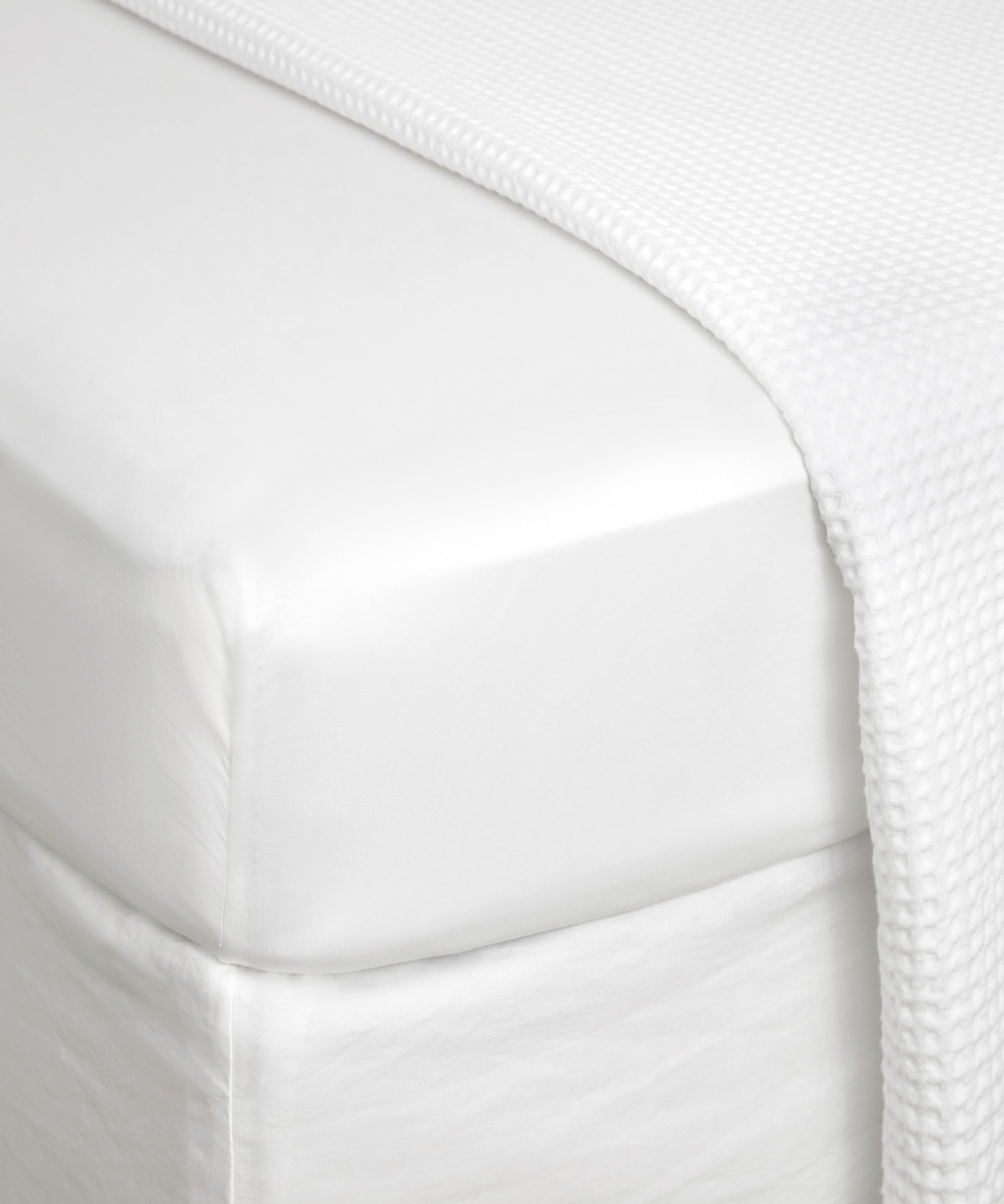 Imperial Fitted Sheet | White-1