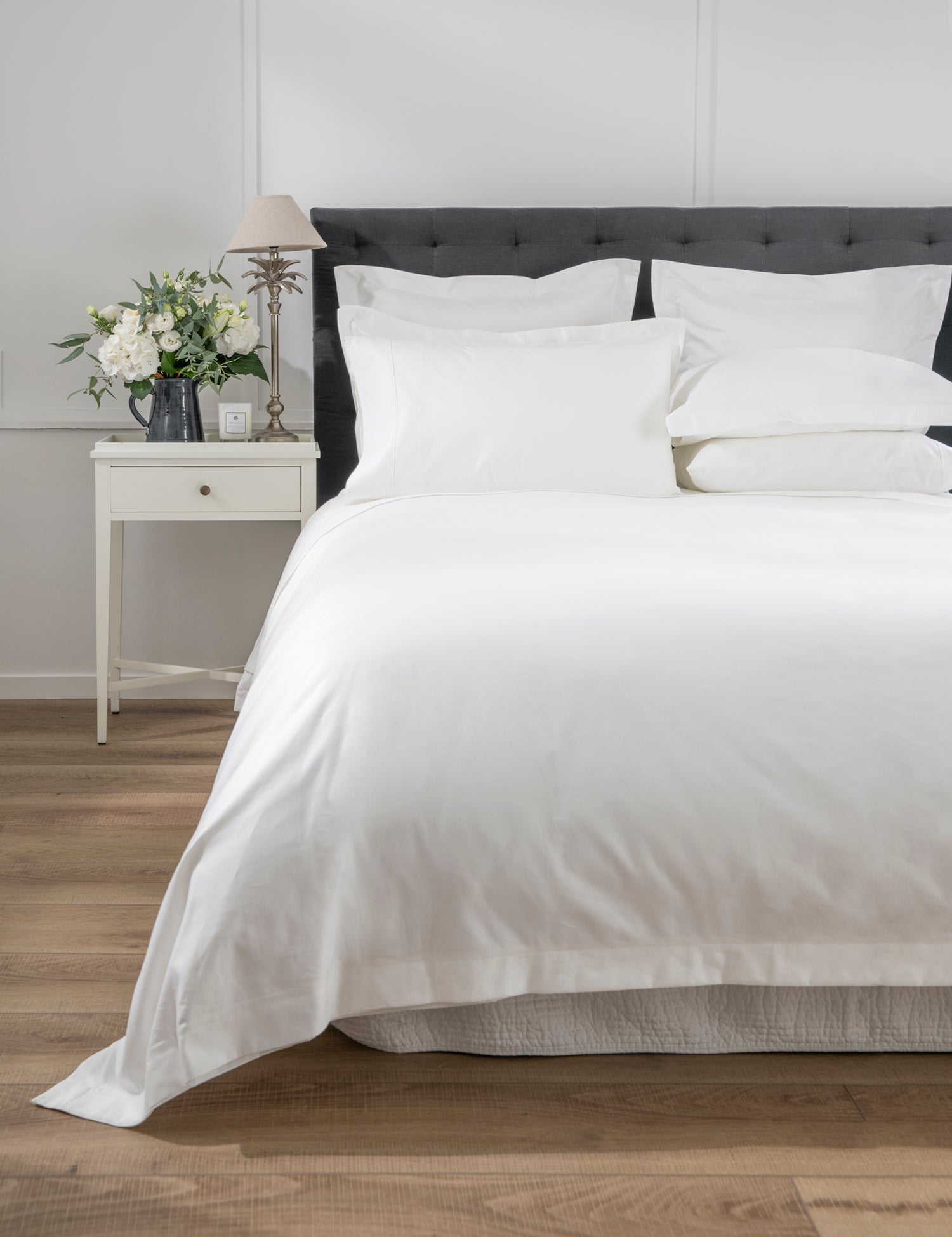 Imperial Long Duvet Cover Set | White-1