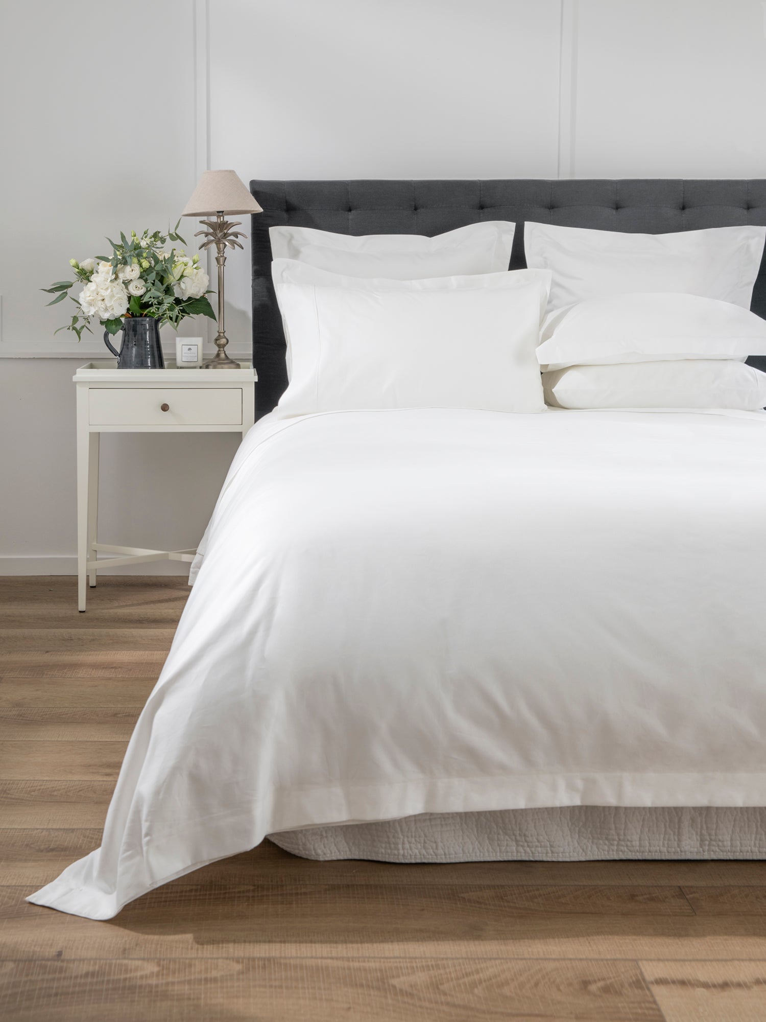 Imperial Long Duvet Cover Set | White-1