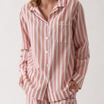 Isobel PJ Shirt | Rose Stripe-1