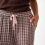 Kendra Organic Brushed Cotton Knit PJ Pants | Multi-2