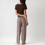 Kendra Organic Brushed Cotton Knit PJ Pants | Multi-4