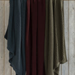 Kew Cotton Throw | Merlot-3