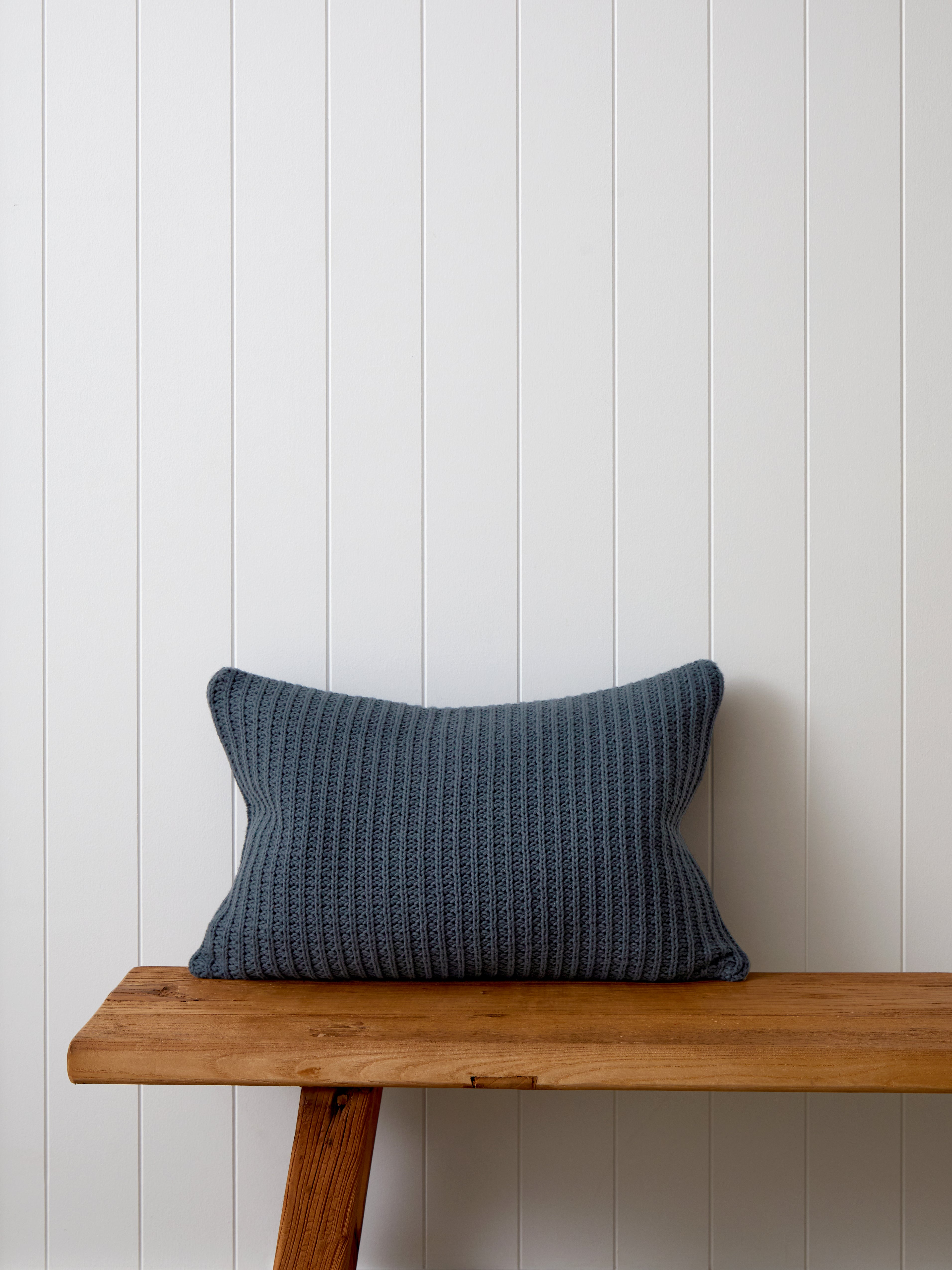 Kew Rectangle Cushion Cover | Blue-1