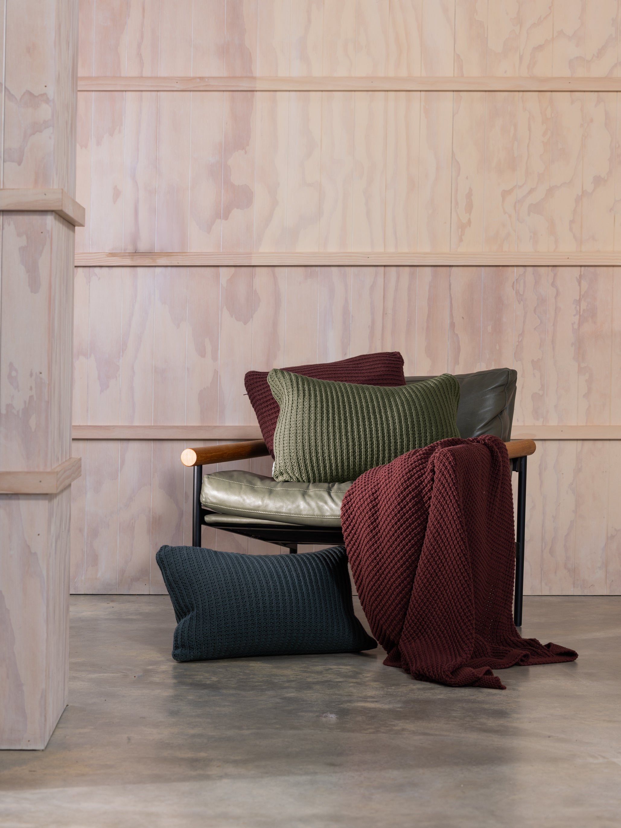 Kew Rectangle Cushion Cover | Blue-2