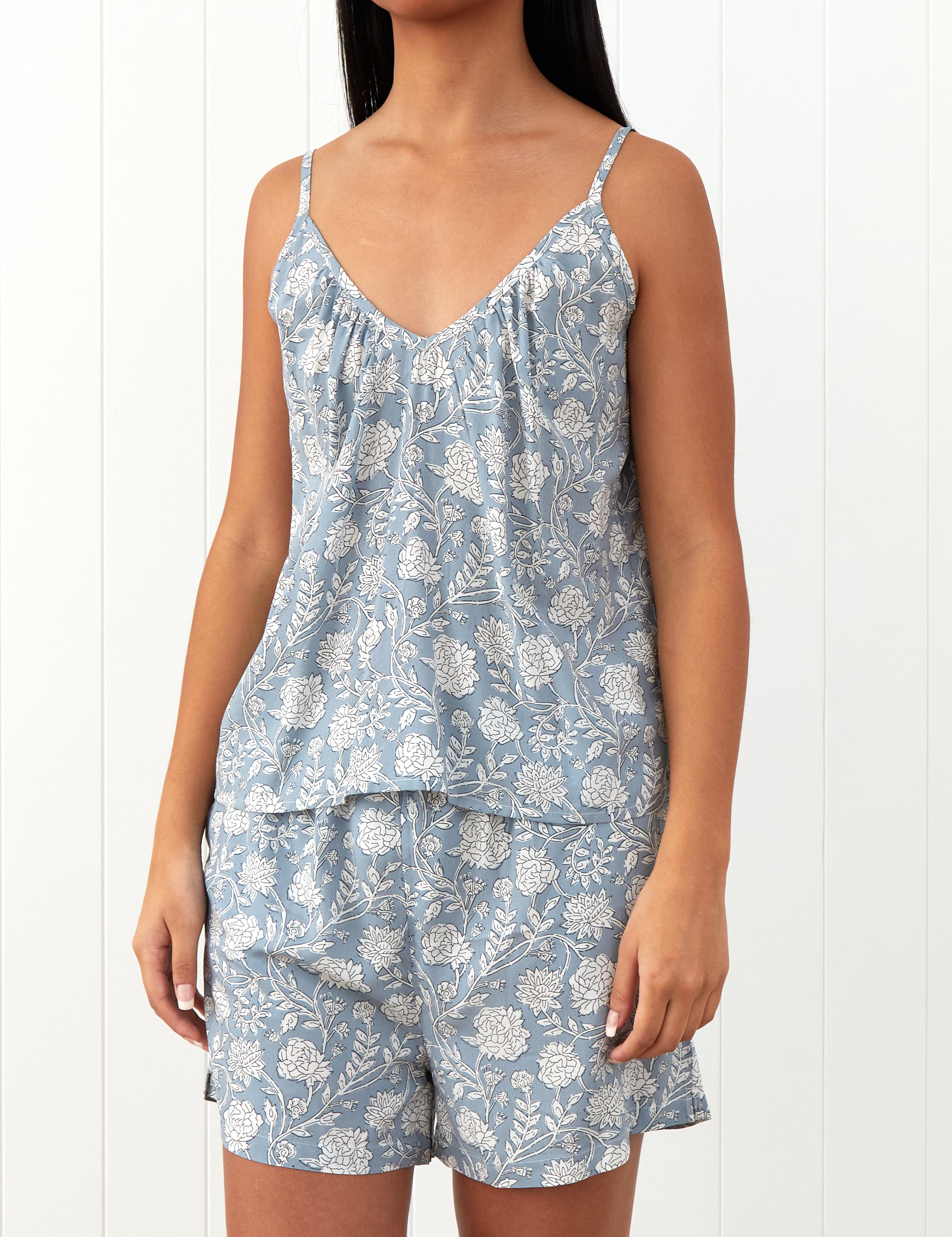 Kira Cami | Blue Floral-1