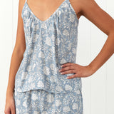 Kira Cami | Blue Floral-3