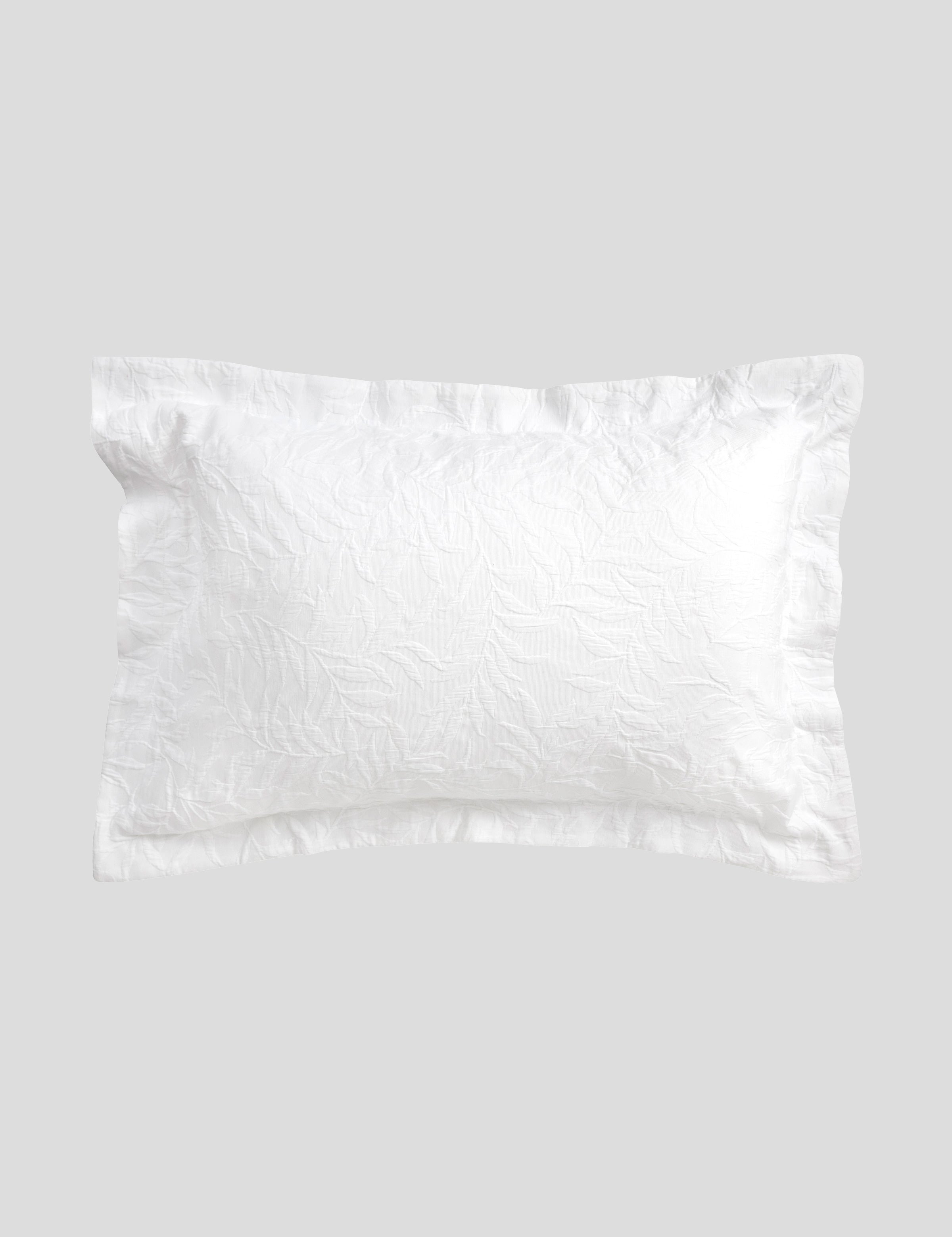 Laurel Oxford Pillowcase Set | White-1