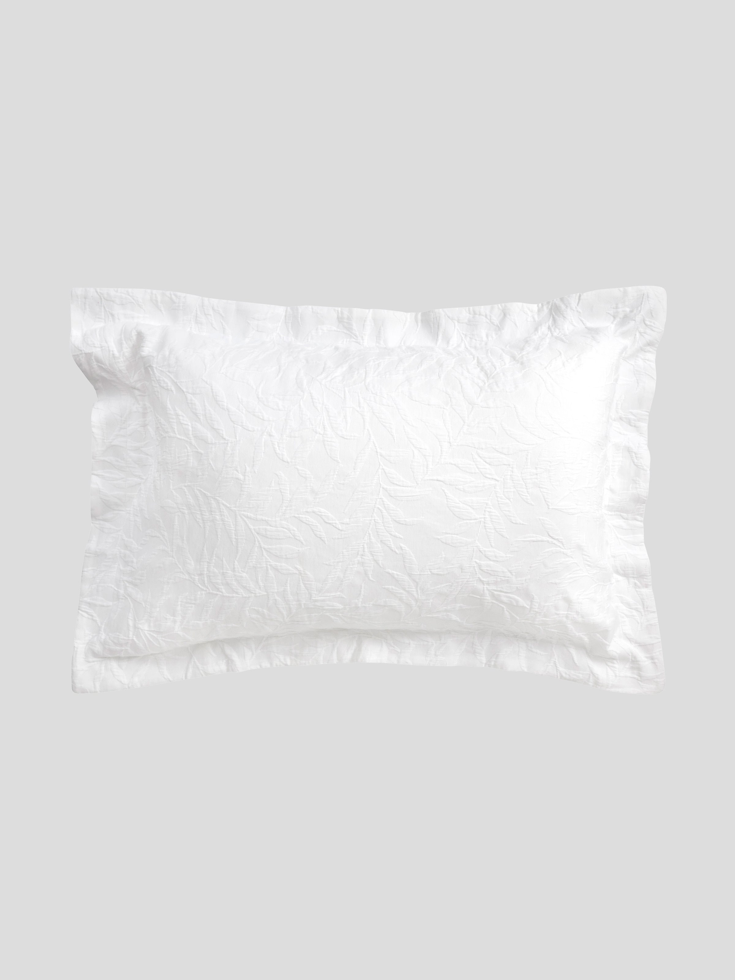 Laurel Oxford Pillowcase Set | White-1