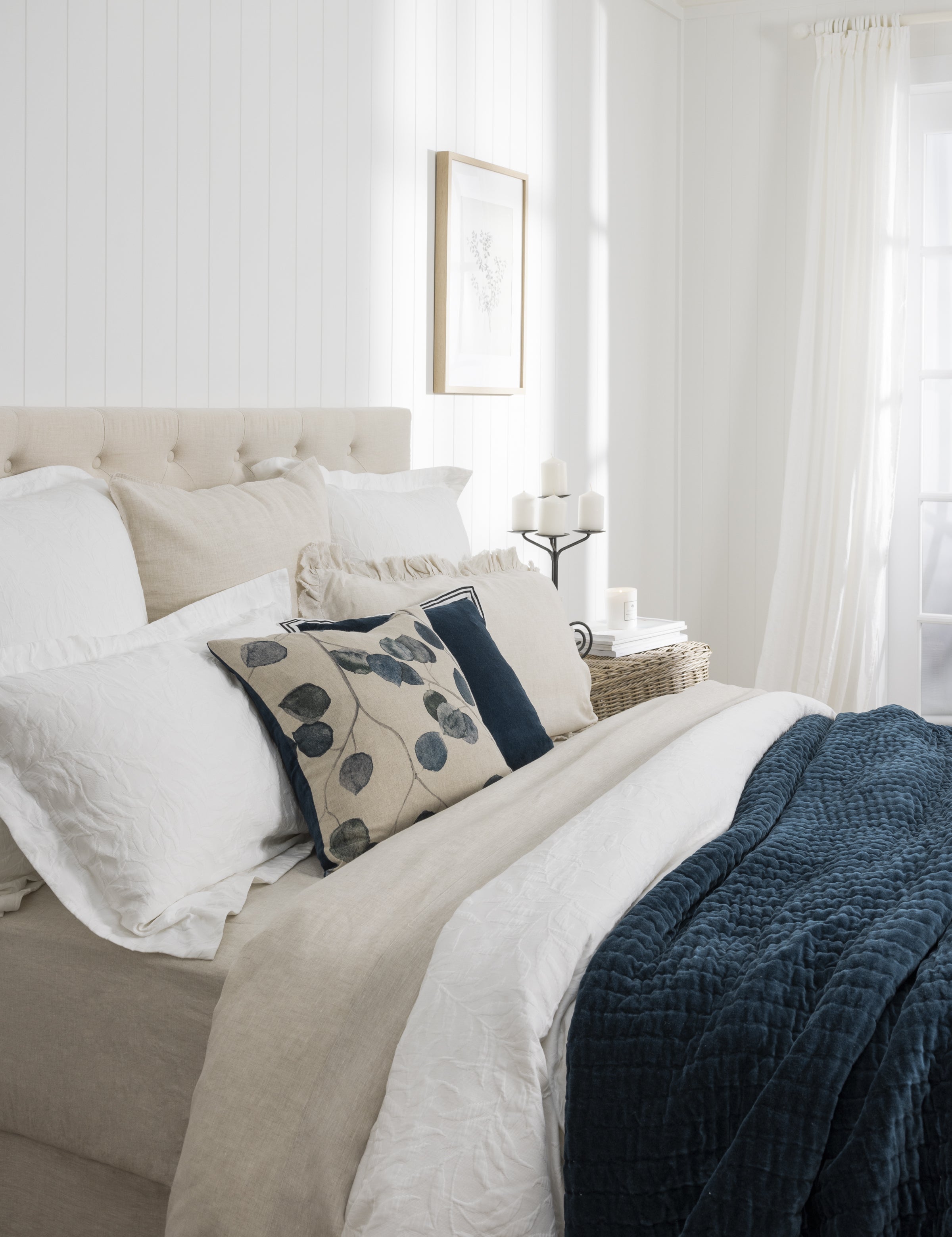 Laurel Oxford Pillowcase Set | White-2