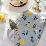 Lemon Dreams Double Oven Glove | Multi-2