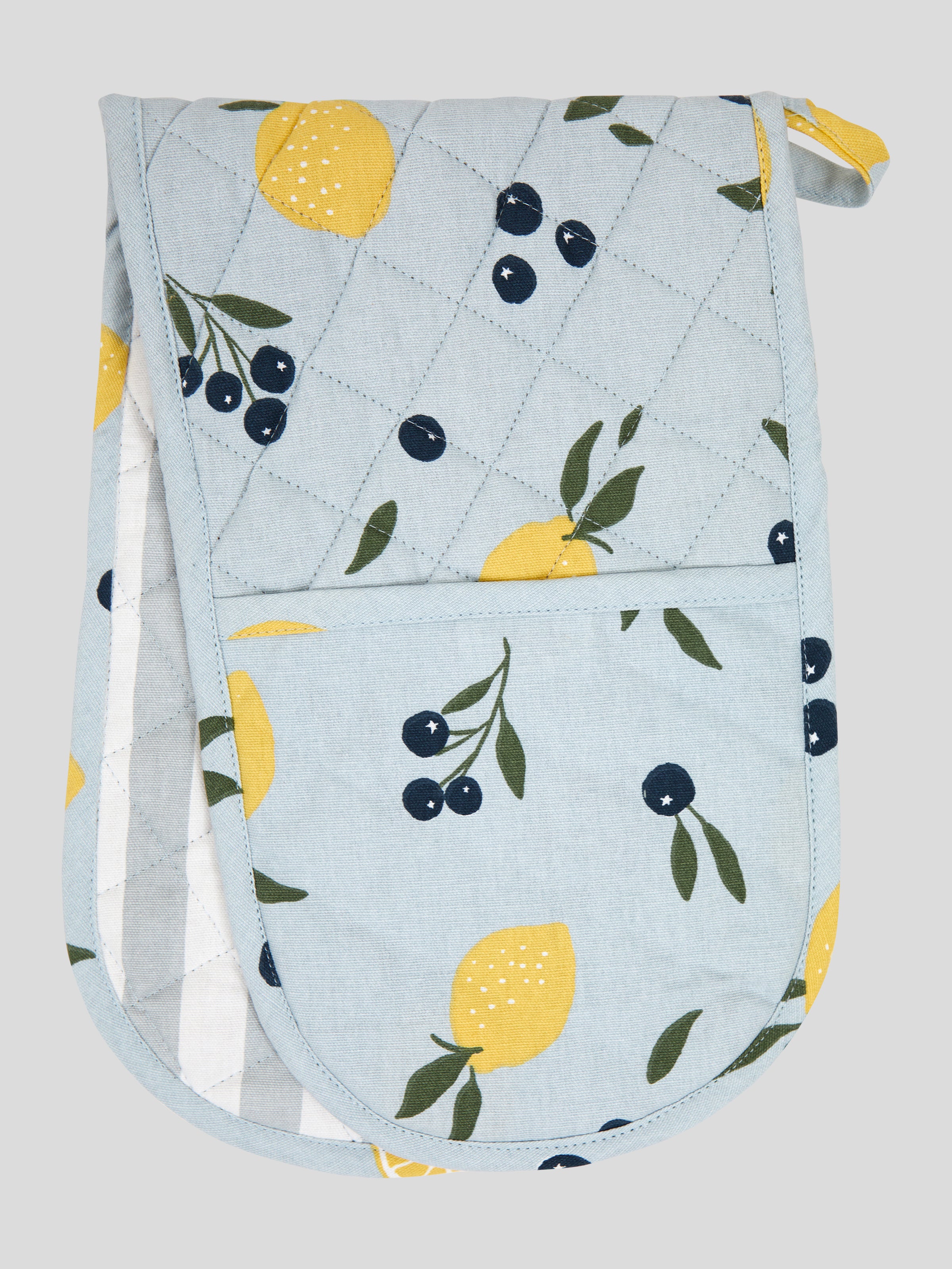 Lemon Dreams Double Oven Glove | Multi-3