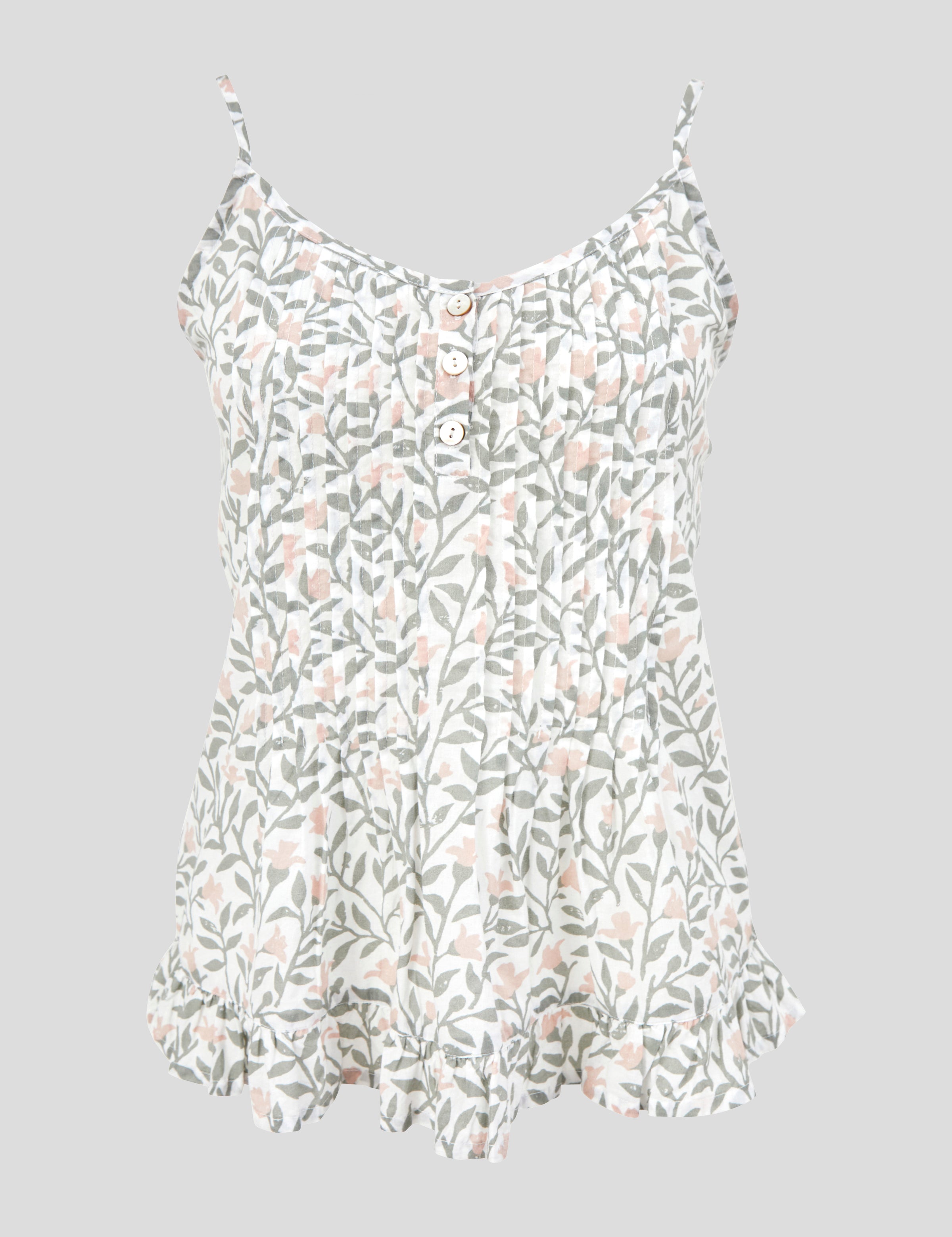 Lena Cami | Pink Floral-2