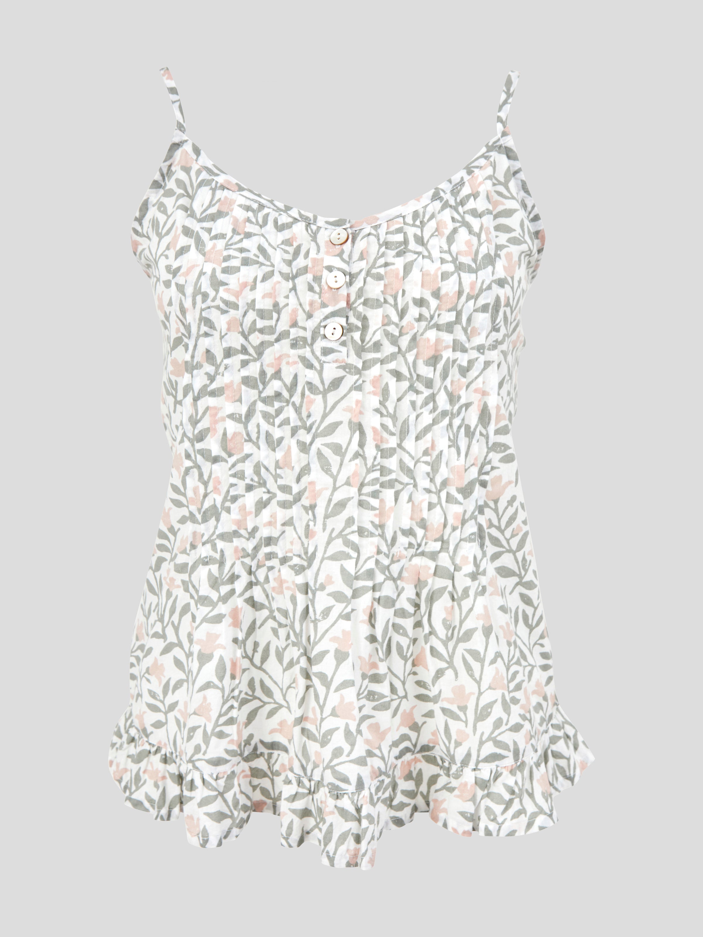 Lena Cami | Pink Floral-2