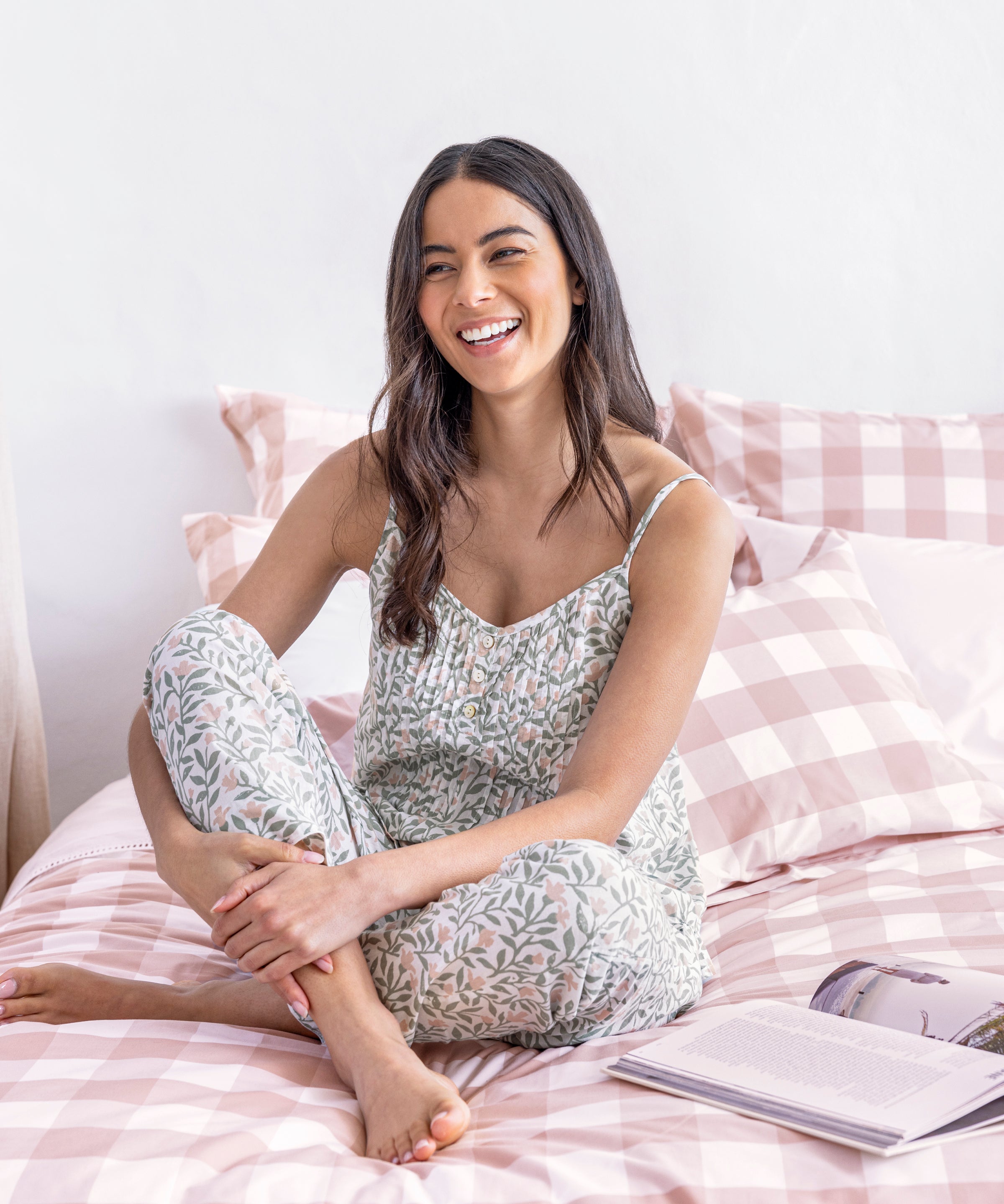 Lena Cami | Pink Floral-5