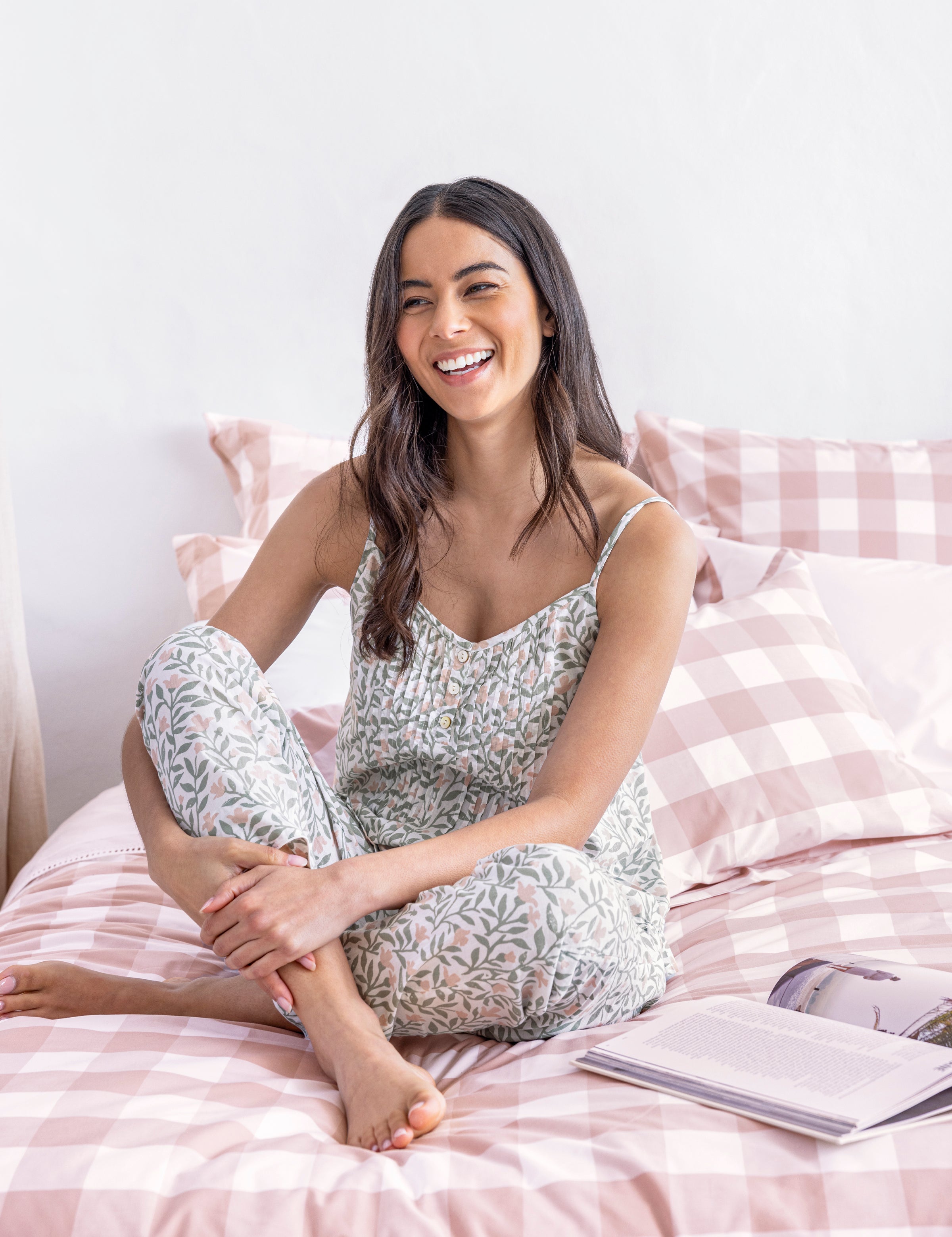 Lena Cami | Pink Floral-5