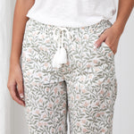 Lena PJ Pants | Pink Floral-3