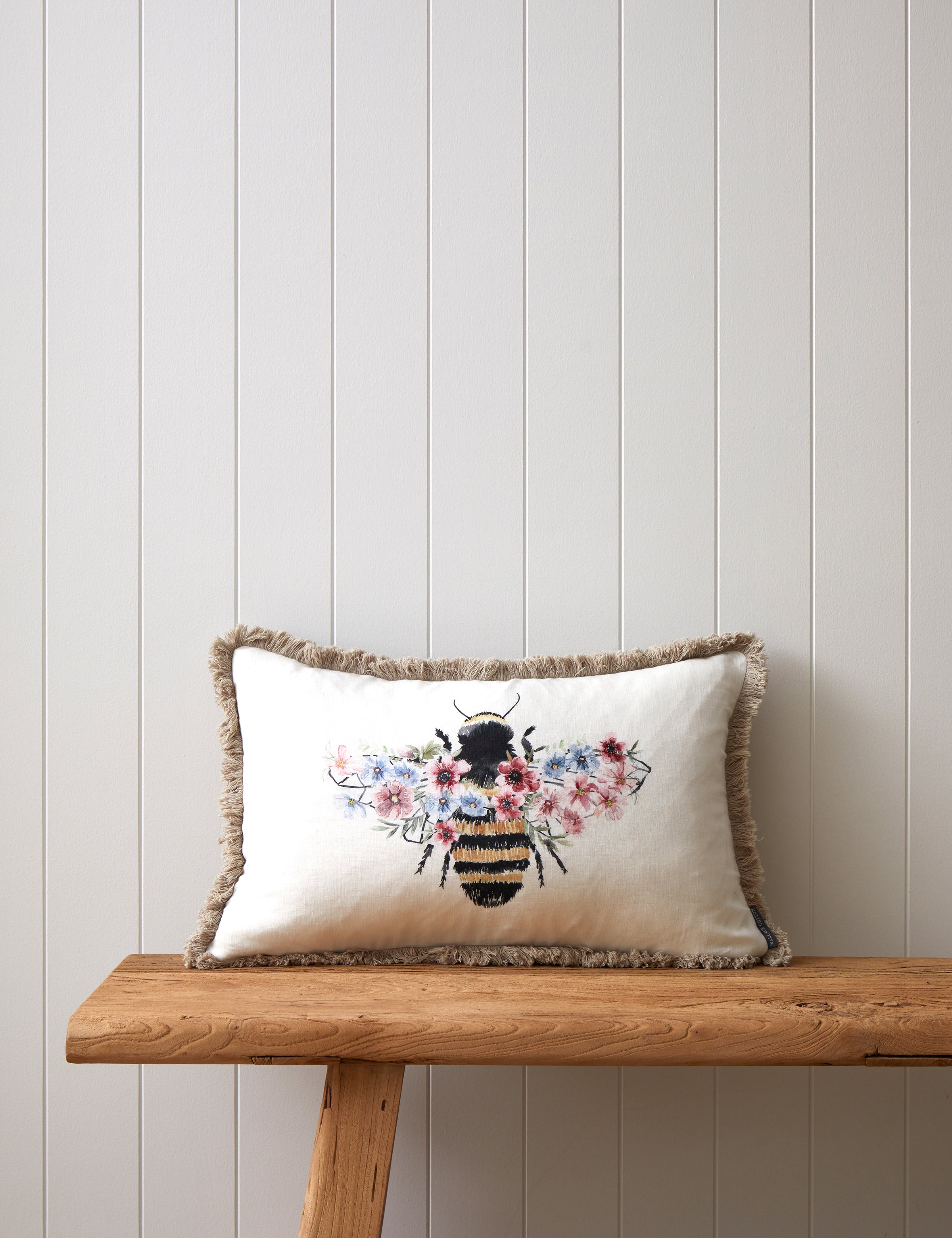 Let It Bee Rectangle Cushion Cover | Multi-1