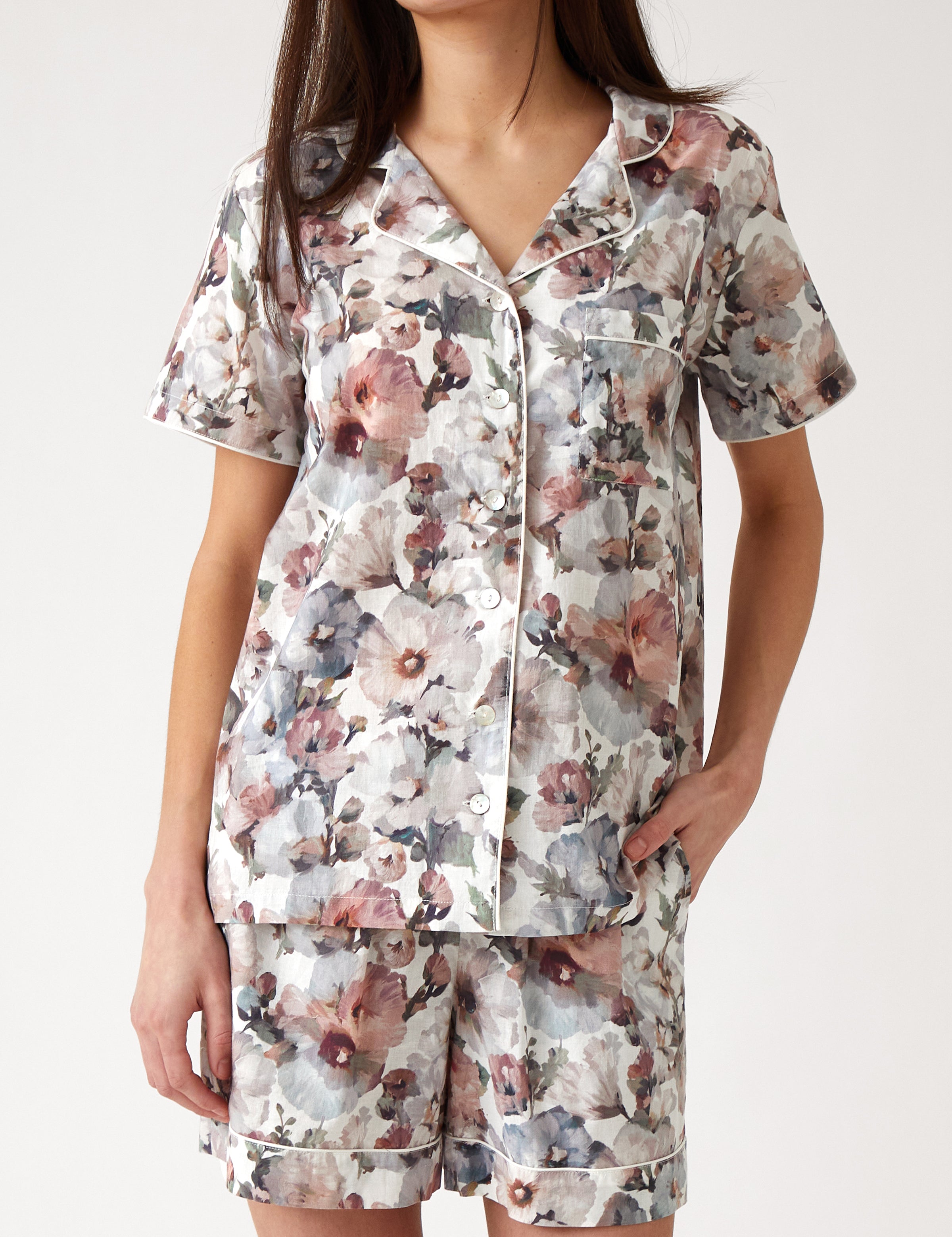 Lilah PJ Shirt | Floral-1