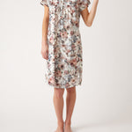Lilah Short Sleeve Nightie | Floral-1