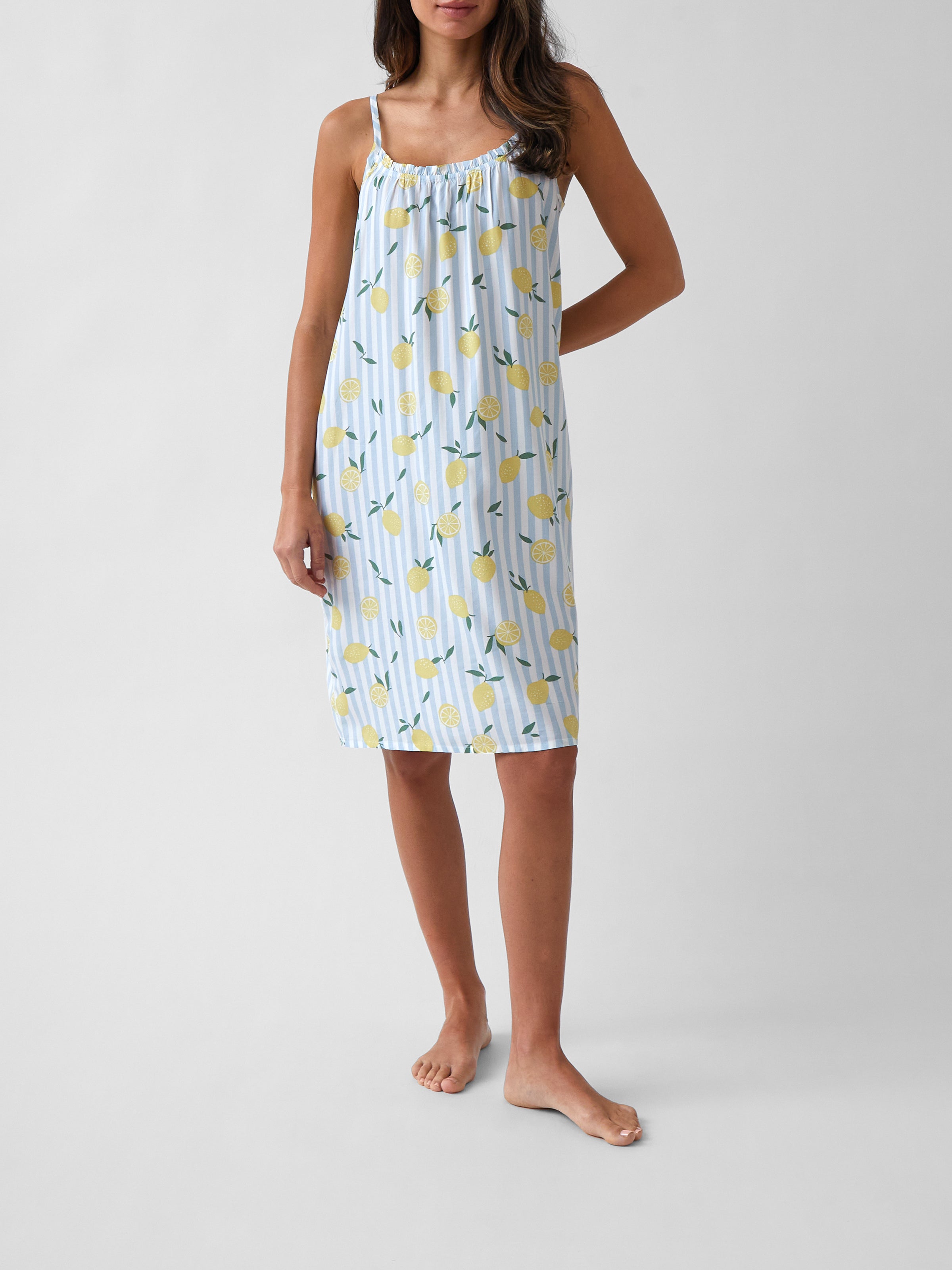 Limonella Frill Nightie | Lemon-1