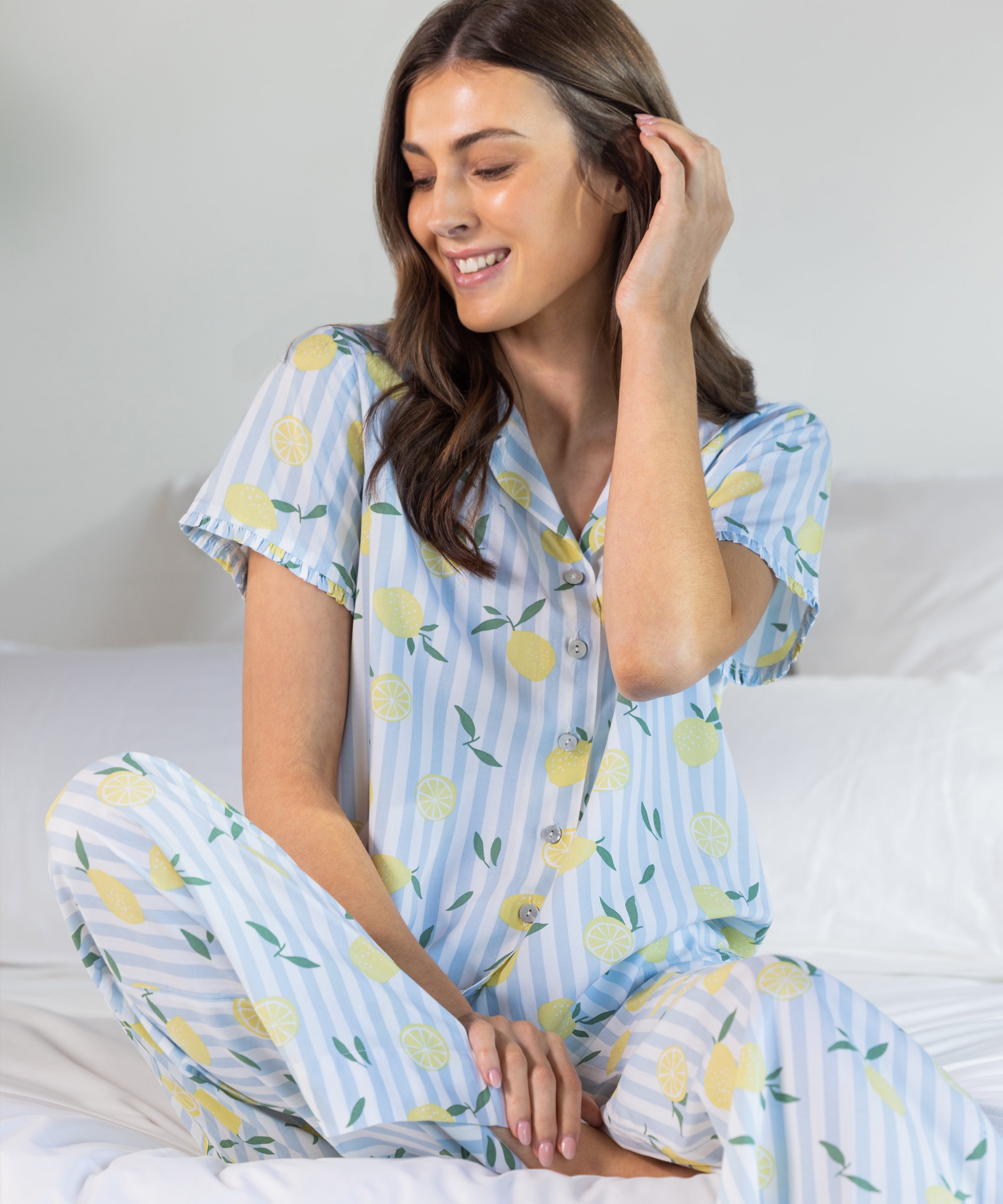 Limonella PJ Shirt | Lemon-3