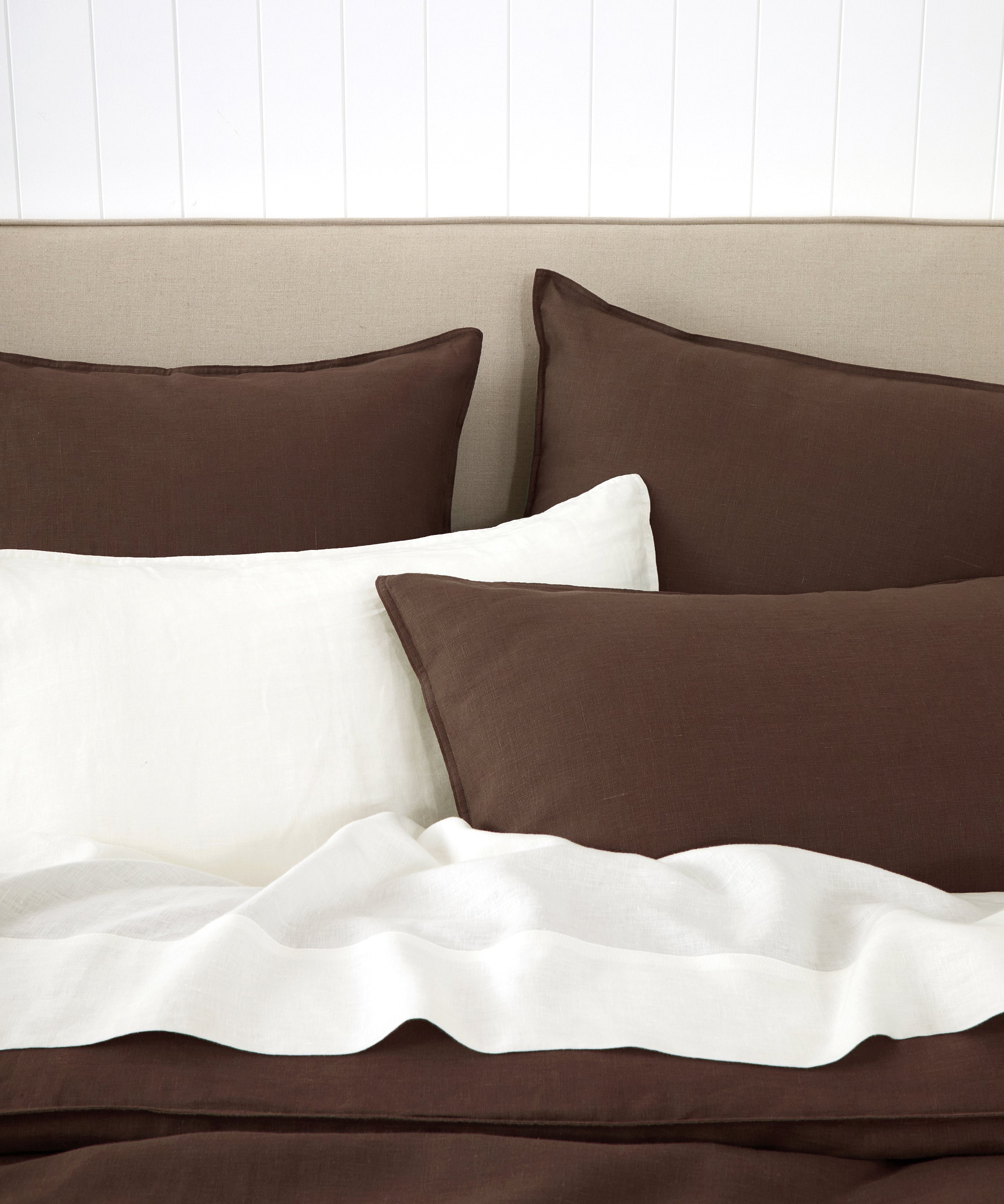 Loft Linen Duvet Cover Set in Cocoa | Cocoa-2