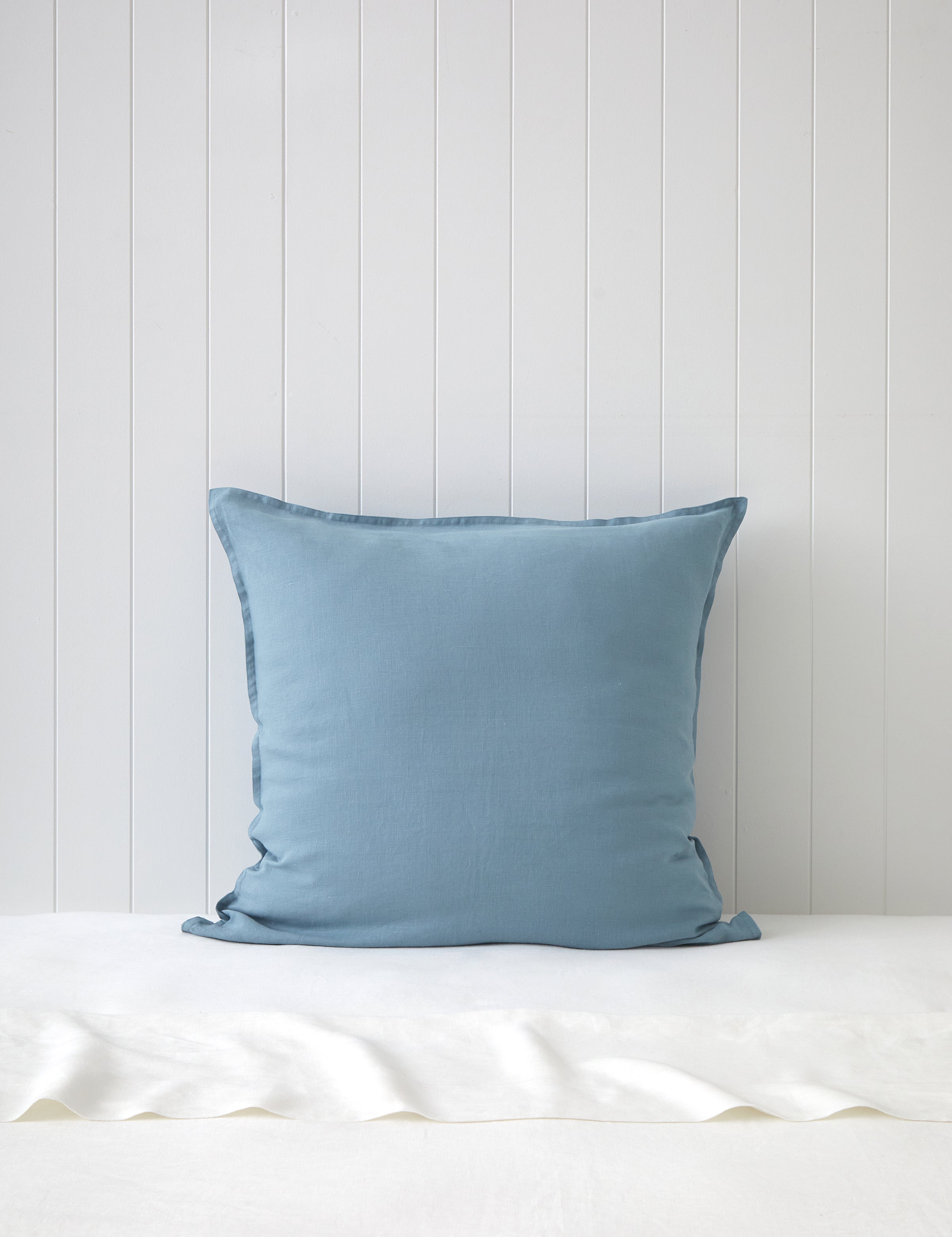 Loft Linen European Pillowcase in Coast Blue | Coast Blue-1